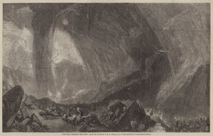 アルプスを横断するハンニバル 作： Joseph Mallord William Turner